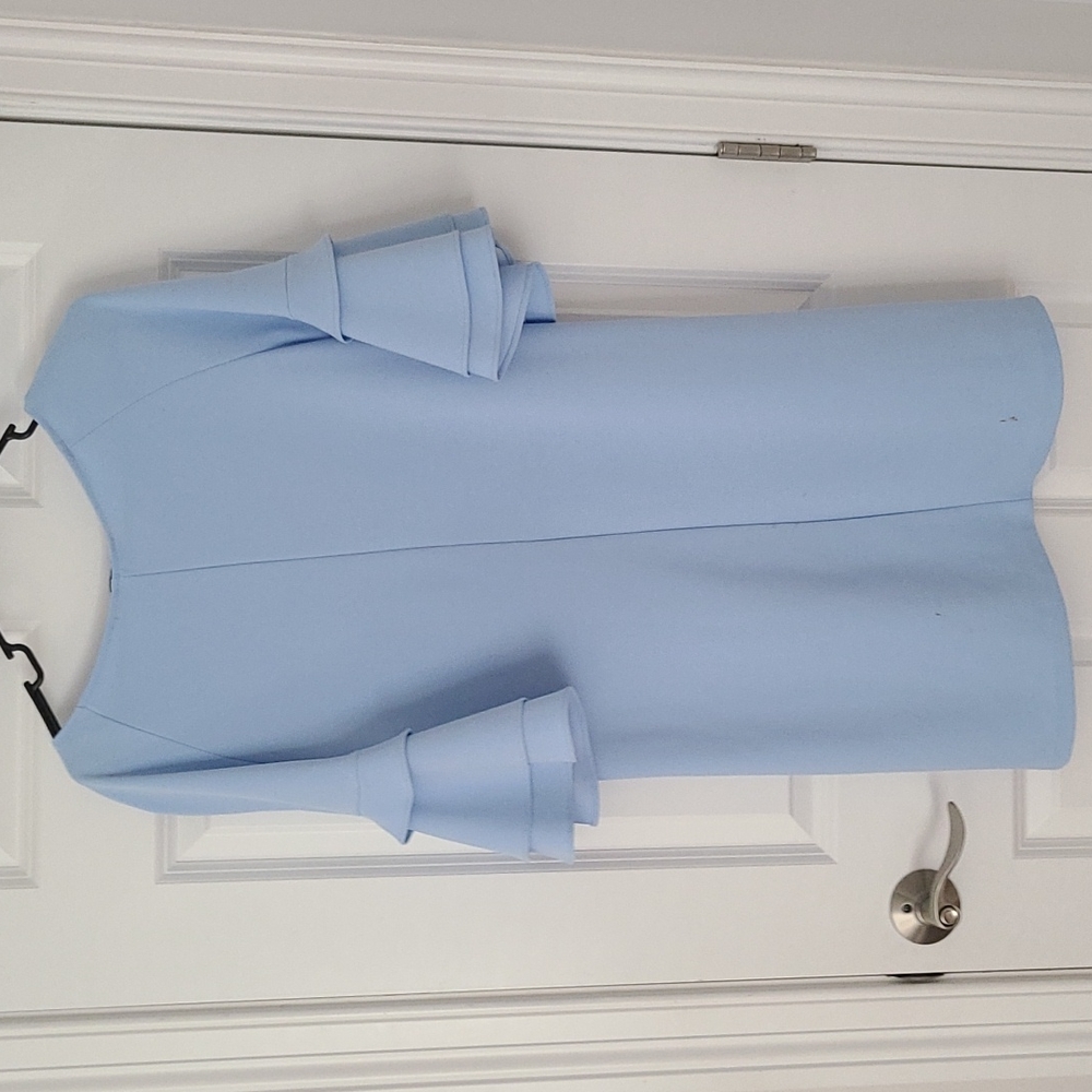 Blue Ruffle Dress - Picture 2 of 2